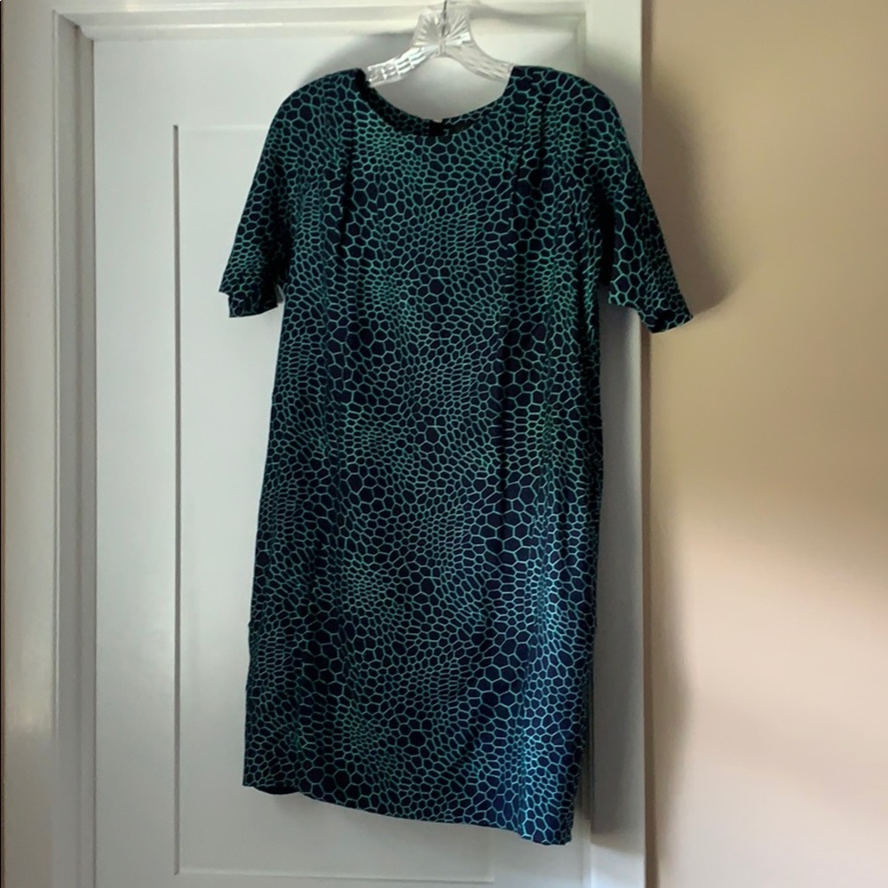 Club Monaco Exposed Zipper Short Sleeve Tunic